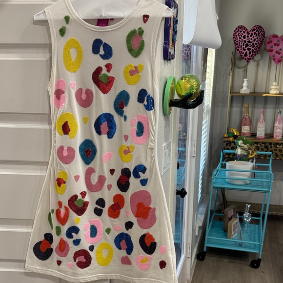QUEEN OF SPARKLES Dresses & Skirts - QUEEN OF SPARKLES Multicolor Sequin Dress